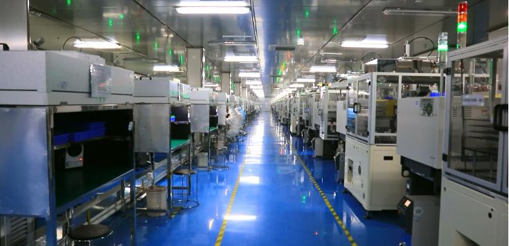 15500 square photoelectric display clean workshop